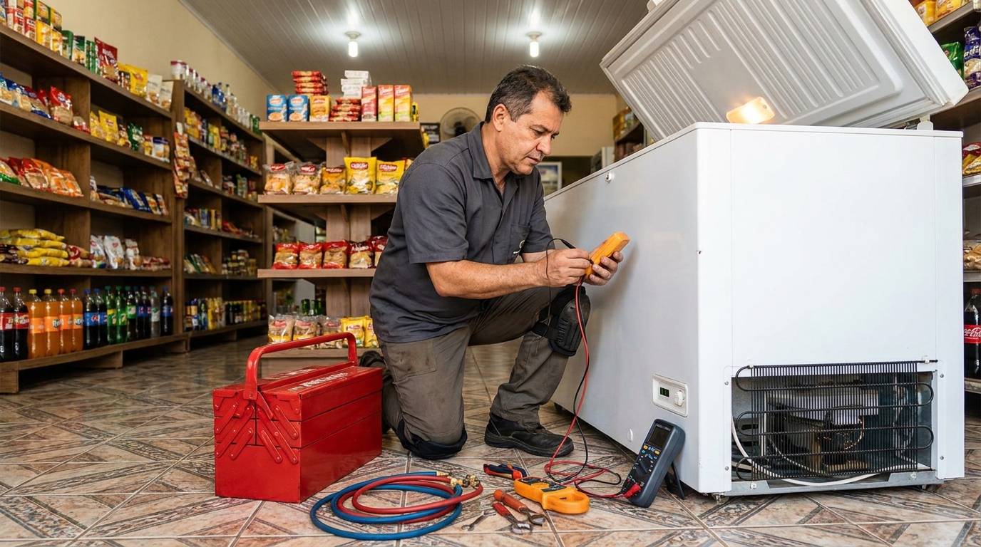 Ajuste de Temperatura do Freezer em Aparecida de Goiânia‑GO